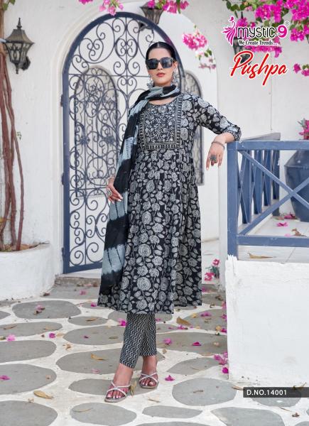 Mystic9 pushpa vol 14 ahmedabad kurti wholesale denim